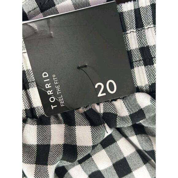 Studio by Torrid Retro Gingham Bombshell Skinny Taper Stretch Crepe Pants 20 NEW - Picture 5 of 8